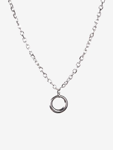 Convex Ring Chain Necklace