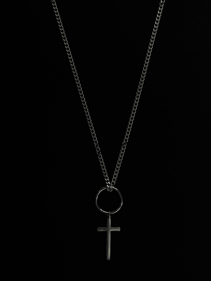 MB Cross Necklace