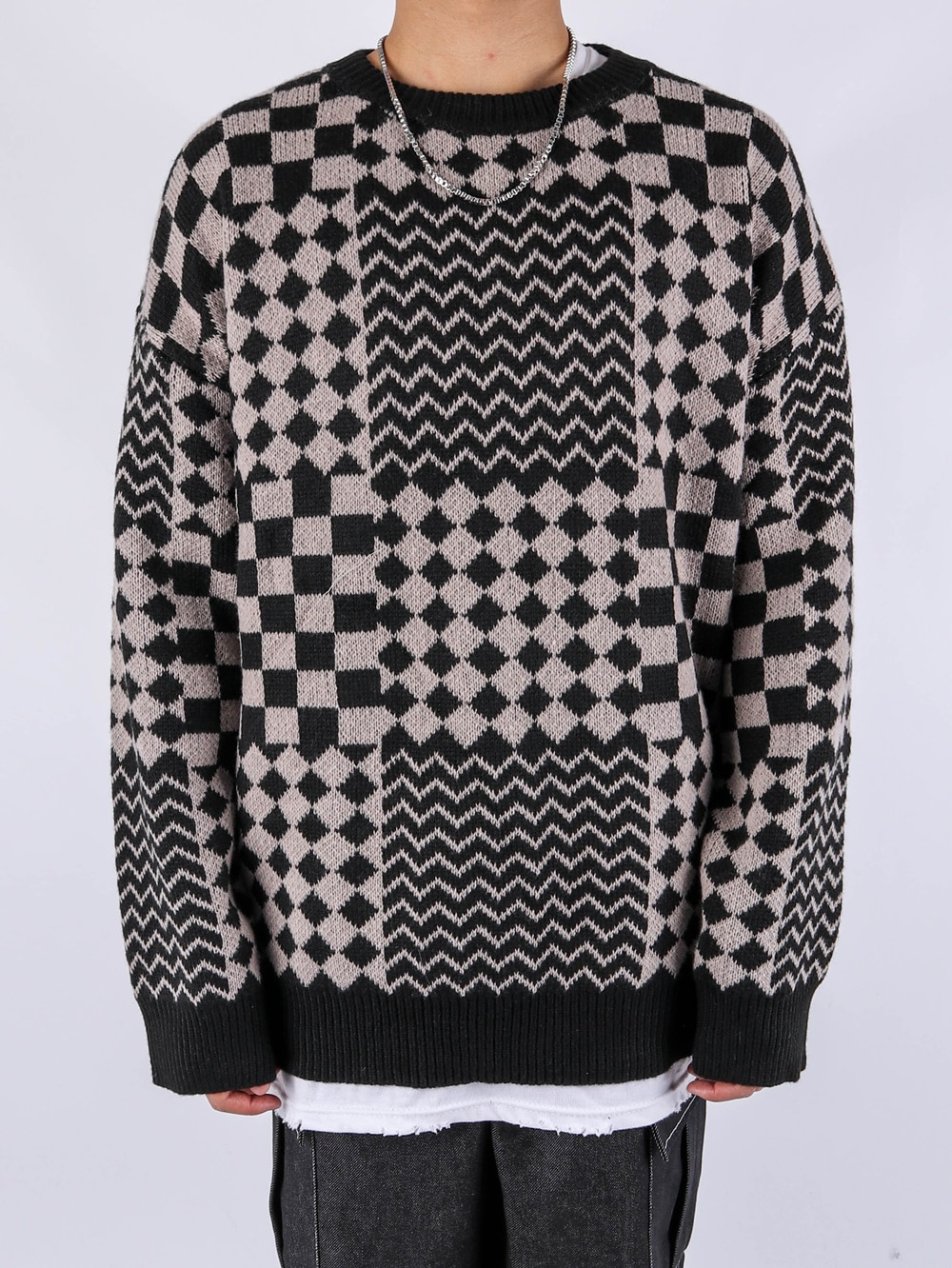 IV Checker Point Knit (2color)
