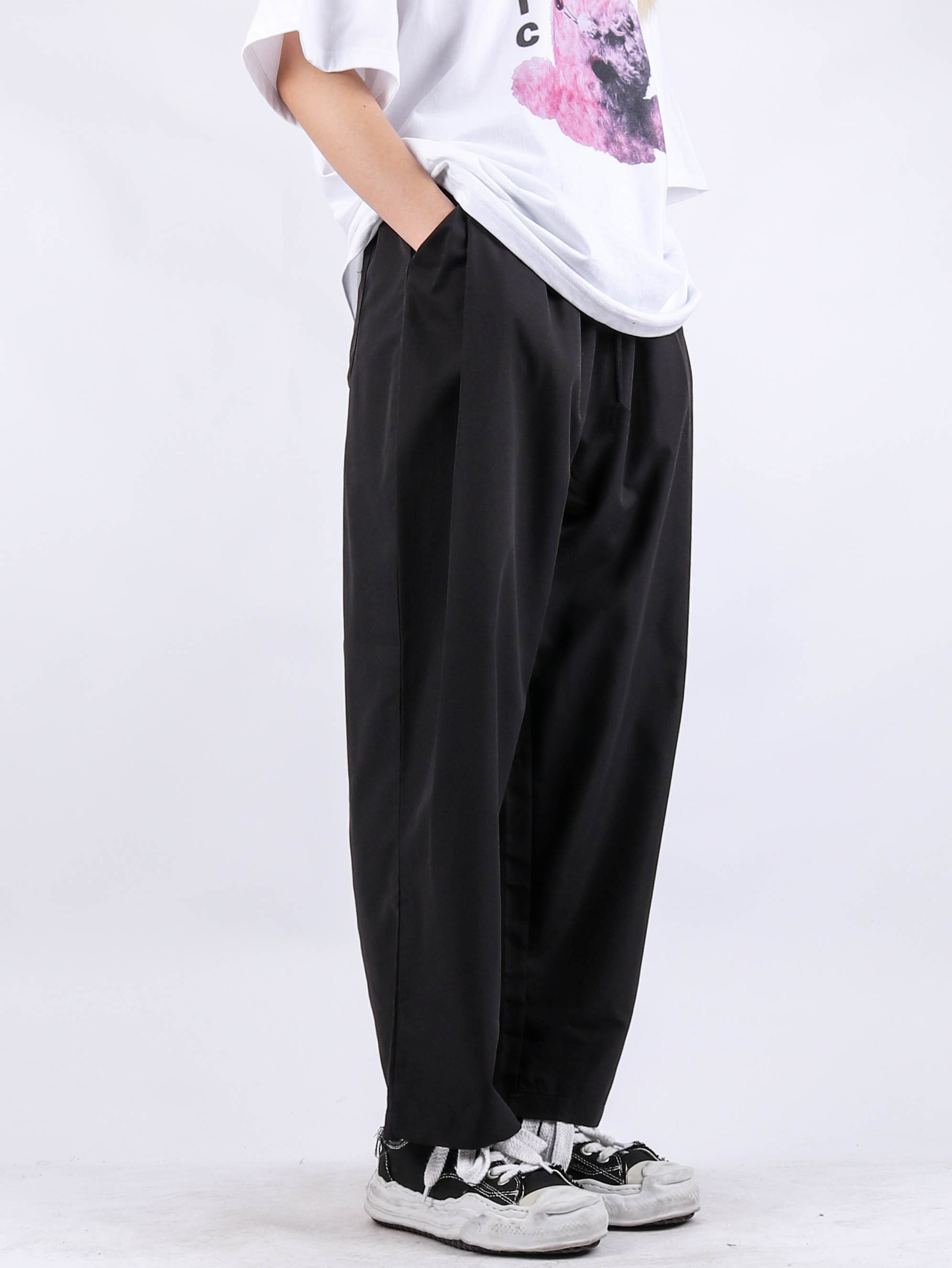 HD Pleated Wide Pants (3color)