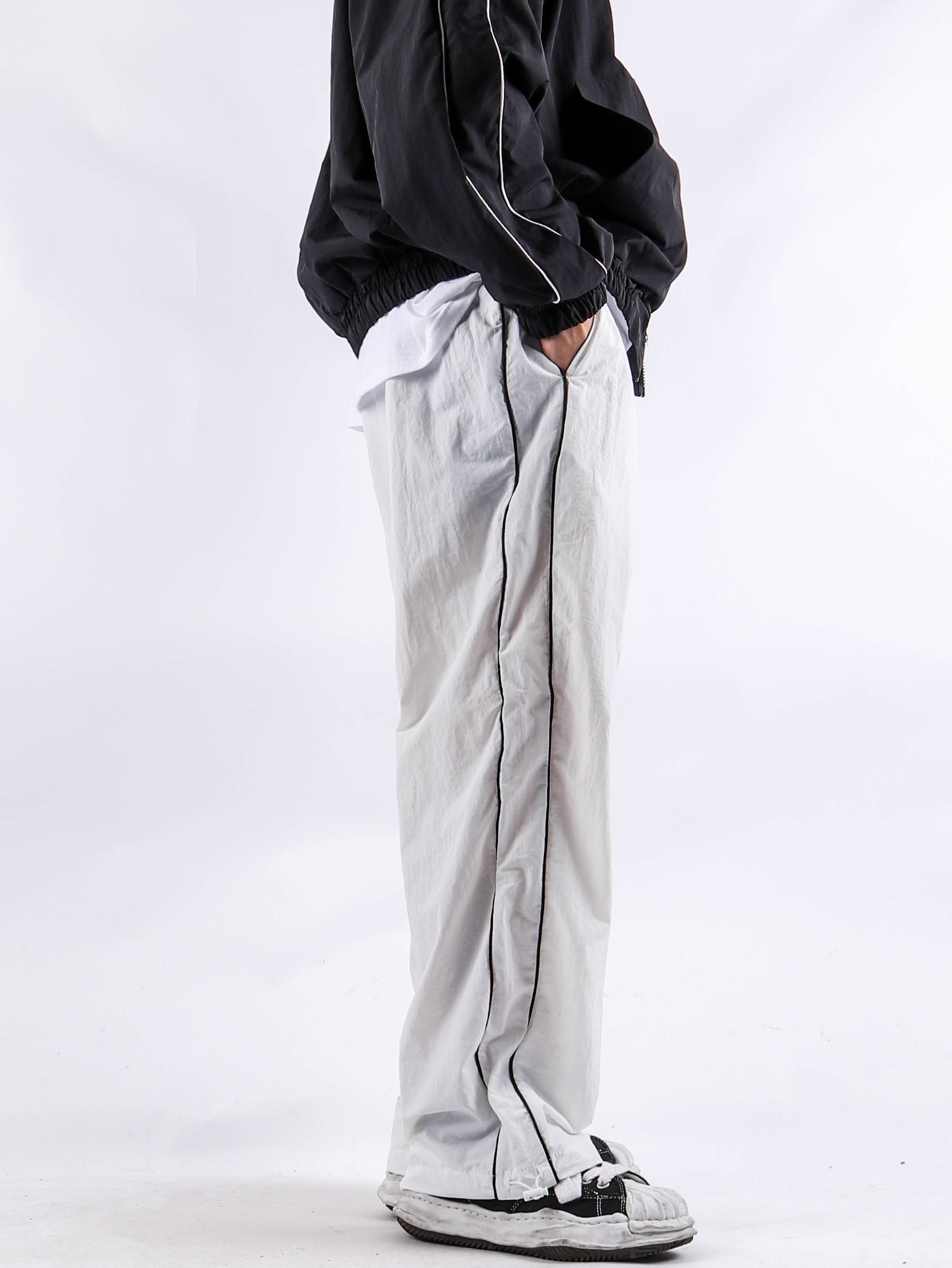 RO Piping Nylon Pants (3color)