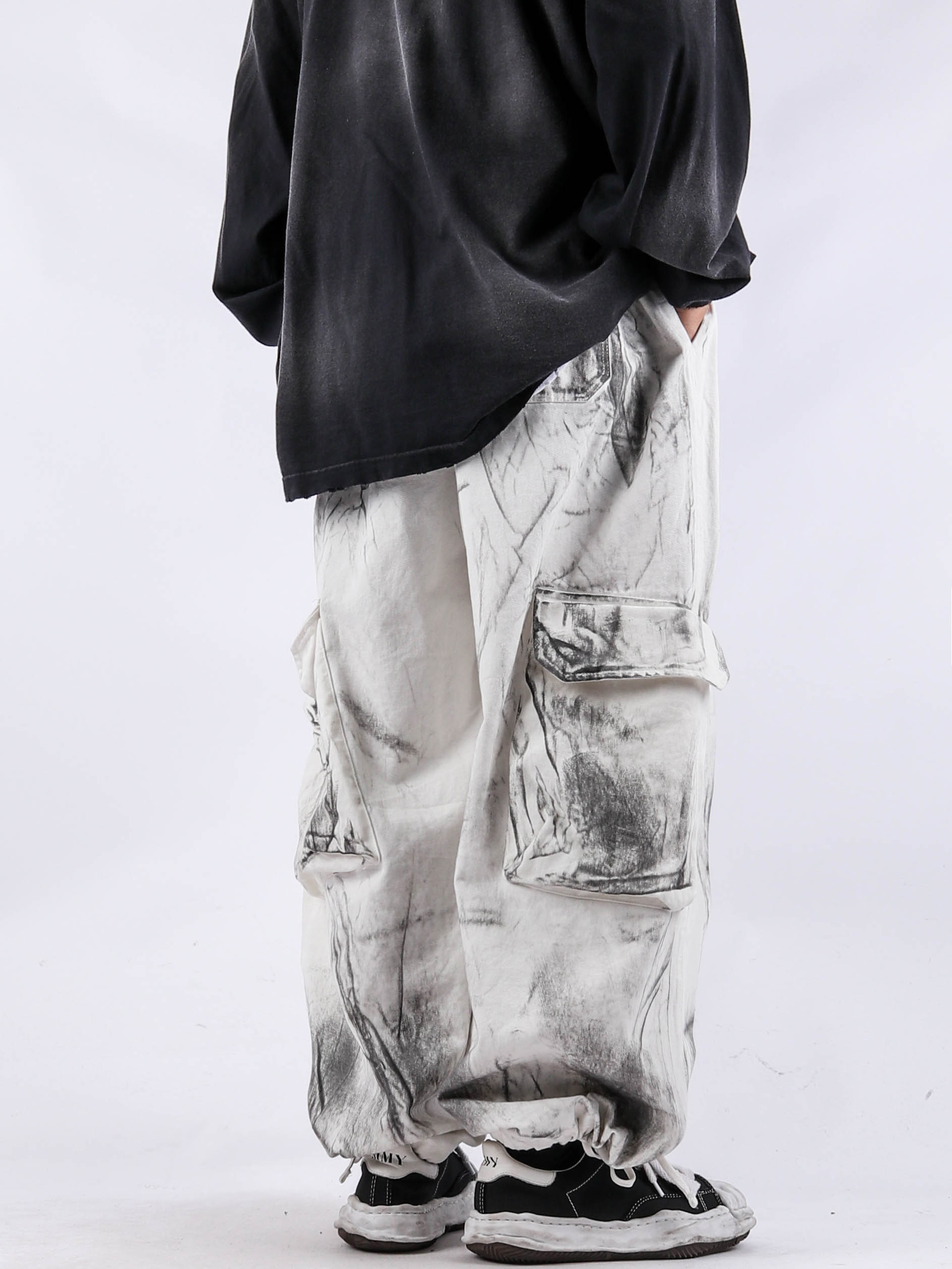 MG Oil Back Cargo Pants (2color)