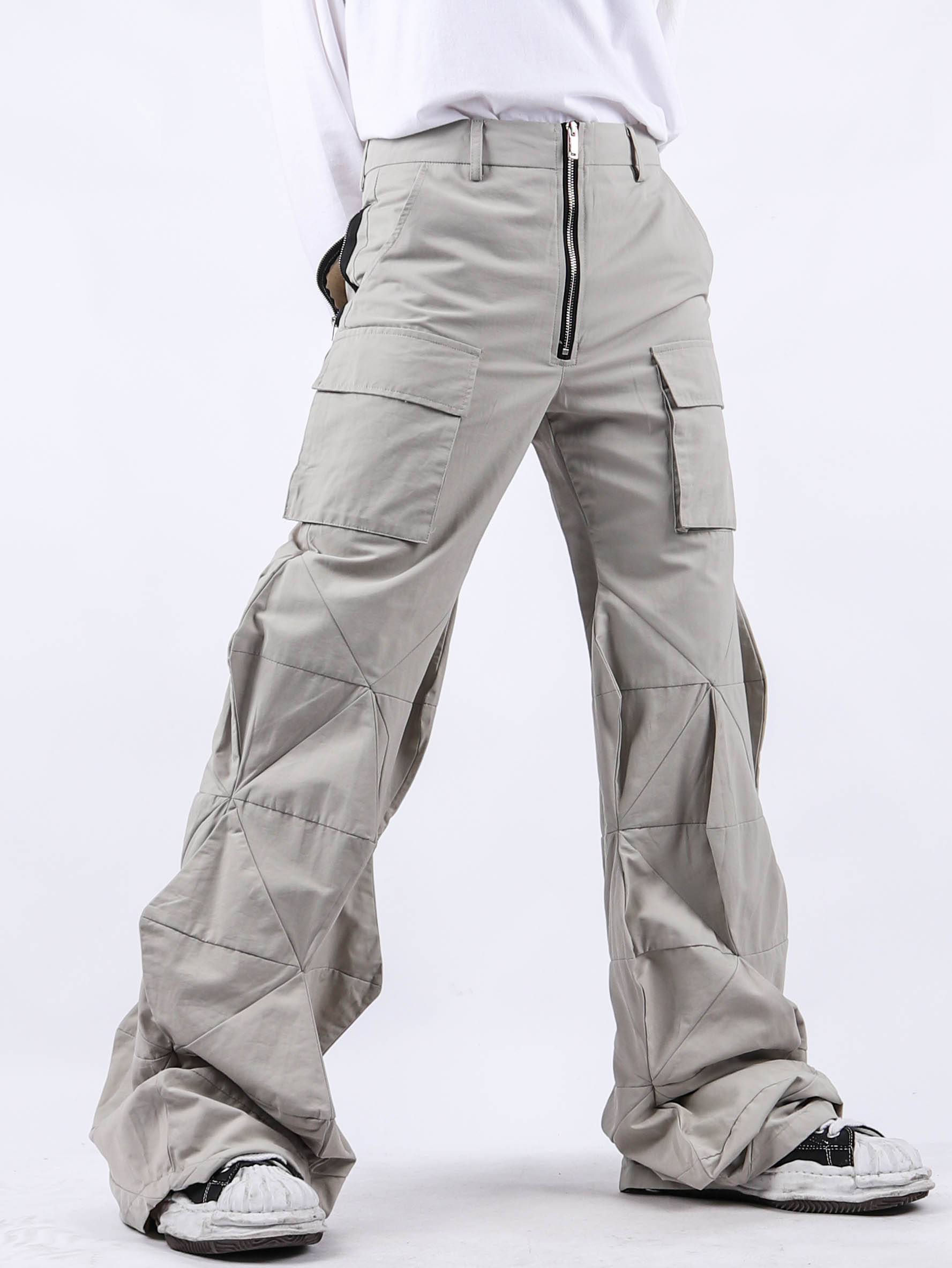 HV 3D Cargo Zipper Pants (2color)